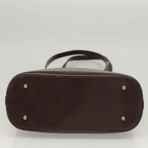 BURBERRY Nova Check Shoulder Bag Canvas Beige Gold Auth 123802 - Picture 7 of 14